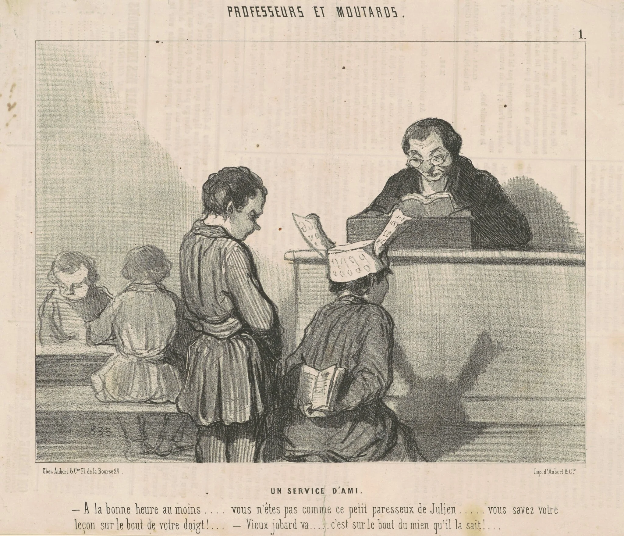 Un service d'ami, detail