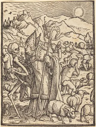 The Bishop, by Hans Lützelburger, ink, 1526