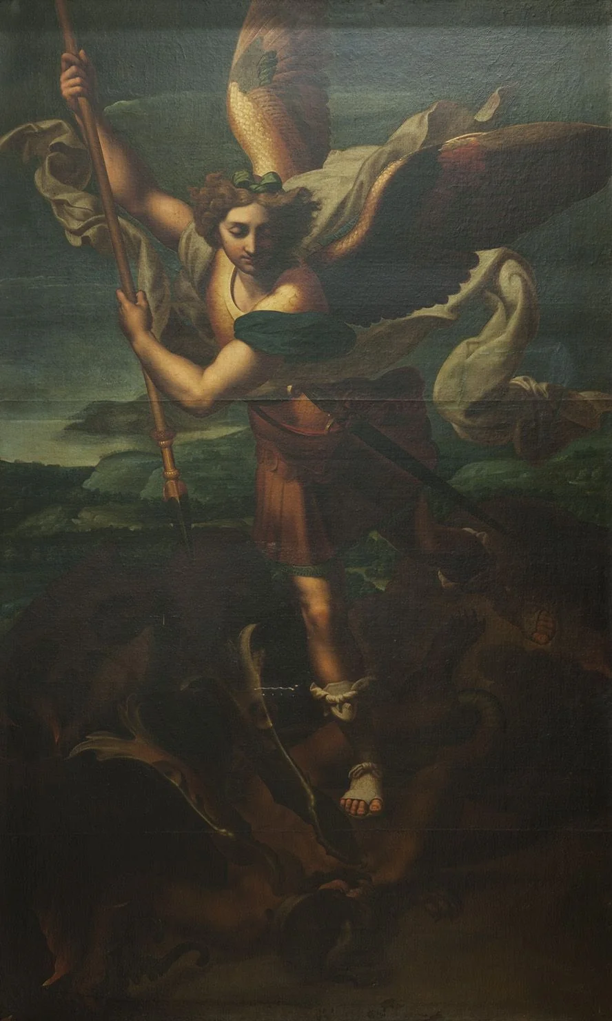 Der Erzengel Michael (Kopie nach), detail