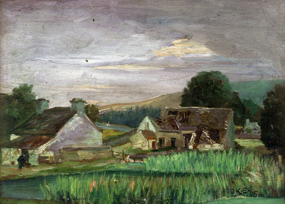 Farm Buildings, detail
