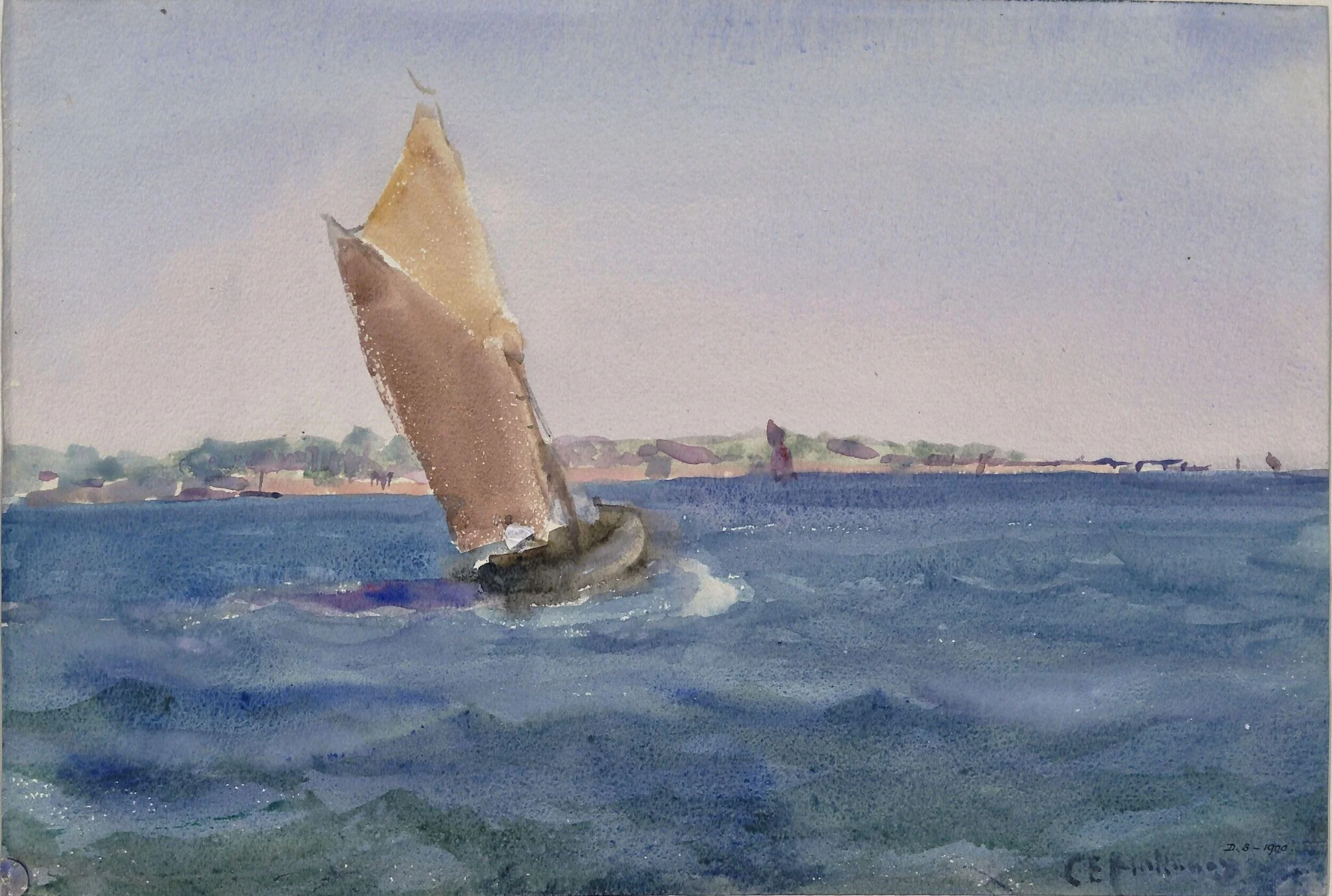 A Breezy Day, detail