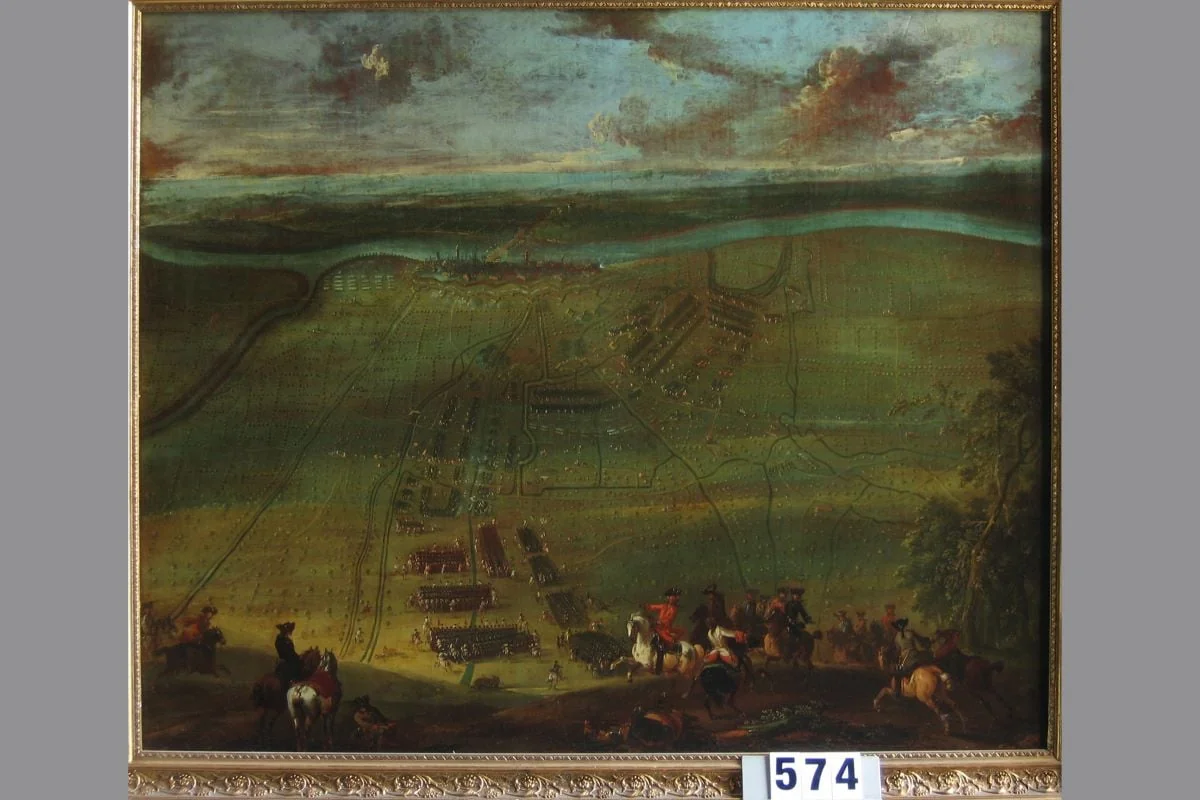 Bătălia de la Oudenaarde (în Reg. Inv.: Asediul unei cetăți), detail