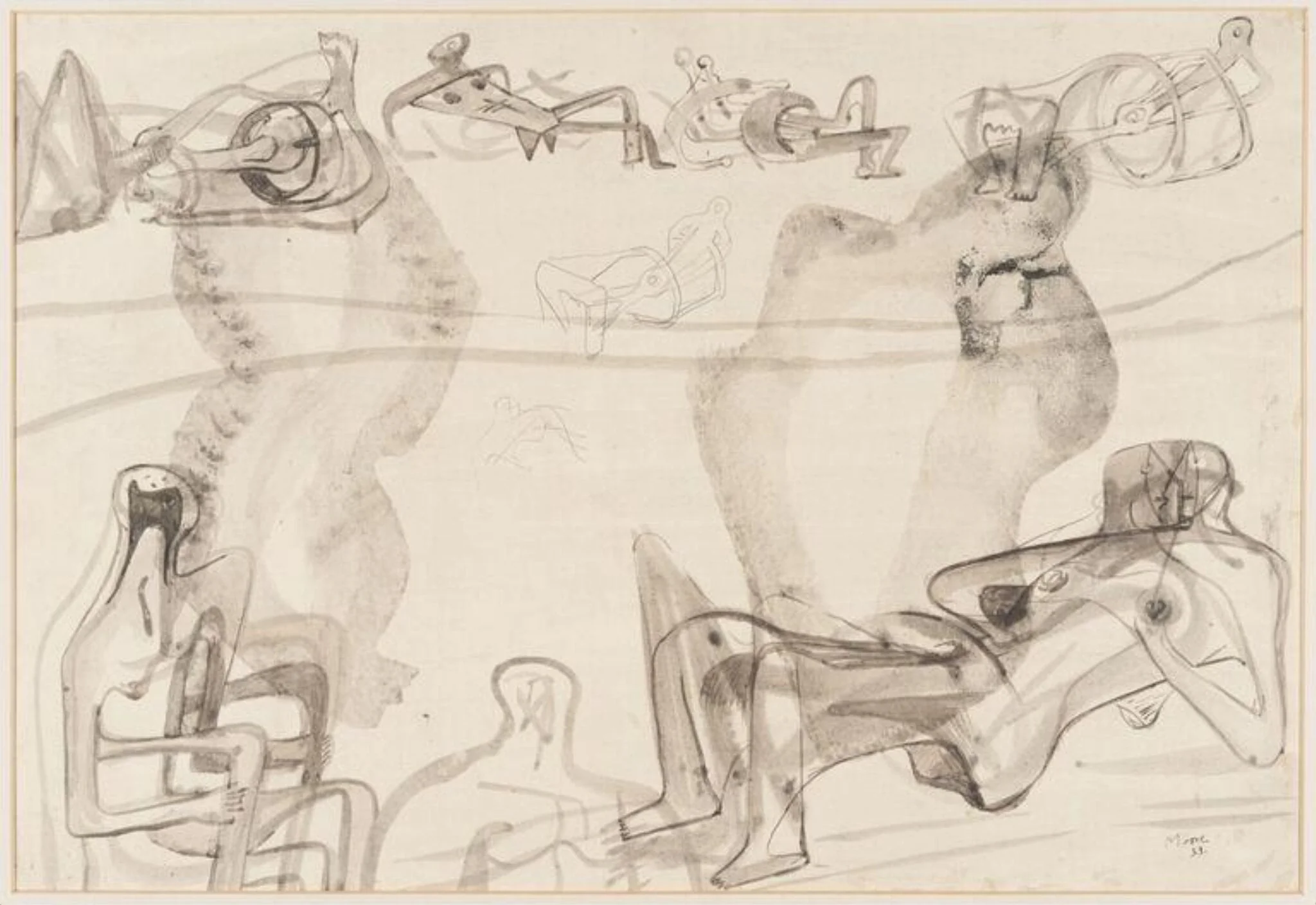 Drawing for Metal Sculpture, detail
