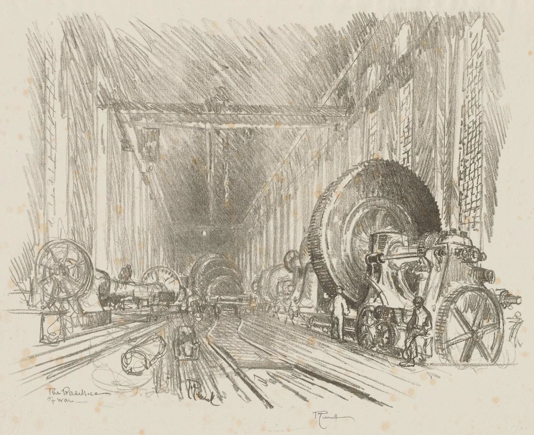 English War Work: The Basilica of War, detail