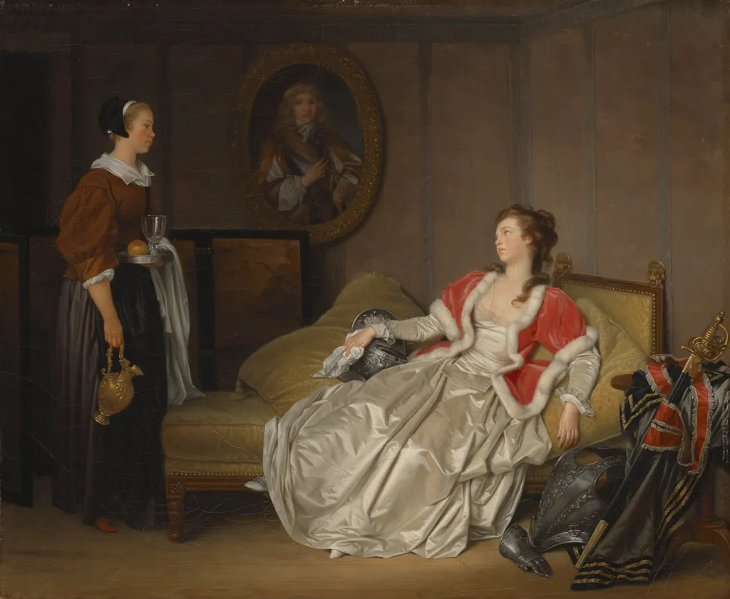 Deserved Sorrows, by Marguerite Gérard, oil, 1788