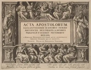 Title Page, by Philip Galle, ink, 1574