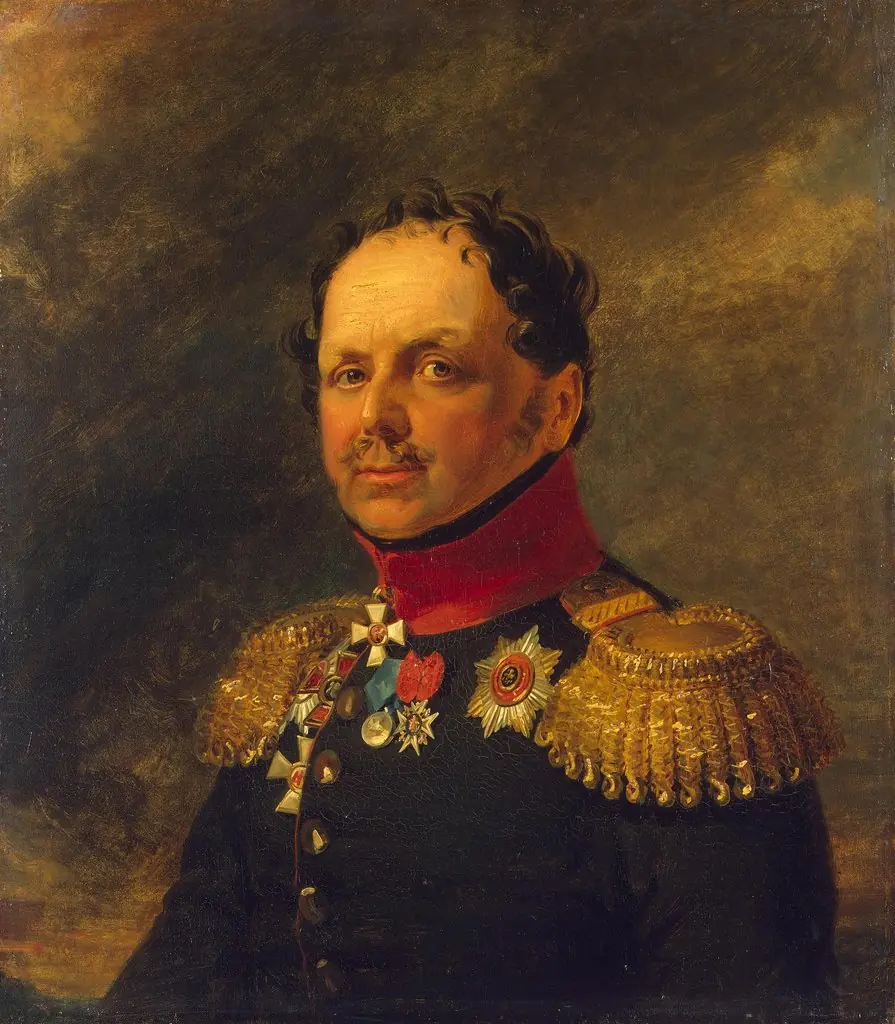 Portrait of Ilya I. Alexeyev (1772-1830), by George Dawe, oil, 1825
