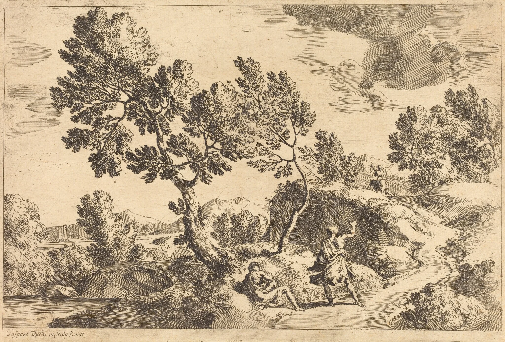 Roman Landscape, detail