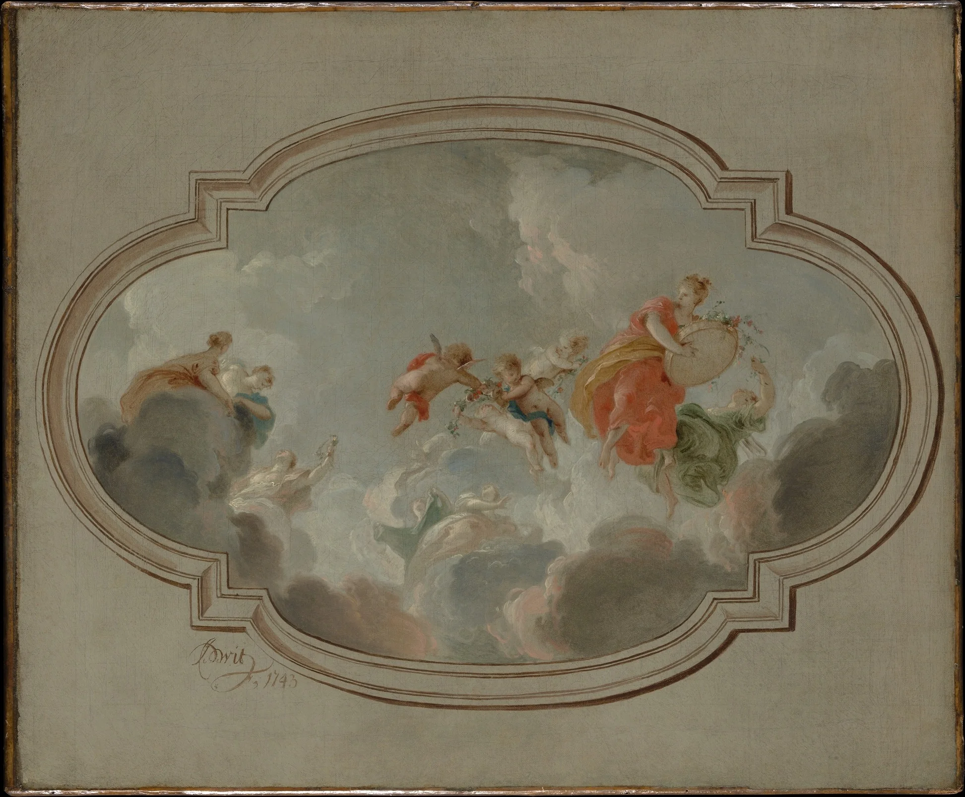 Flora and Zephyr, detail