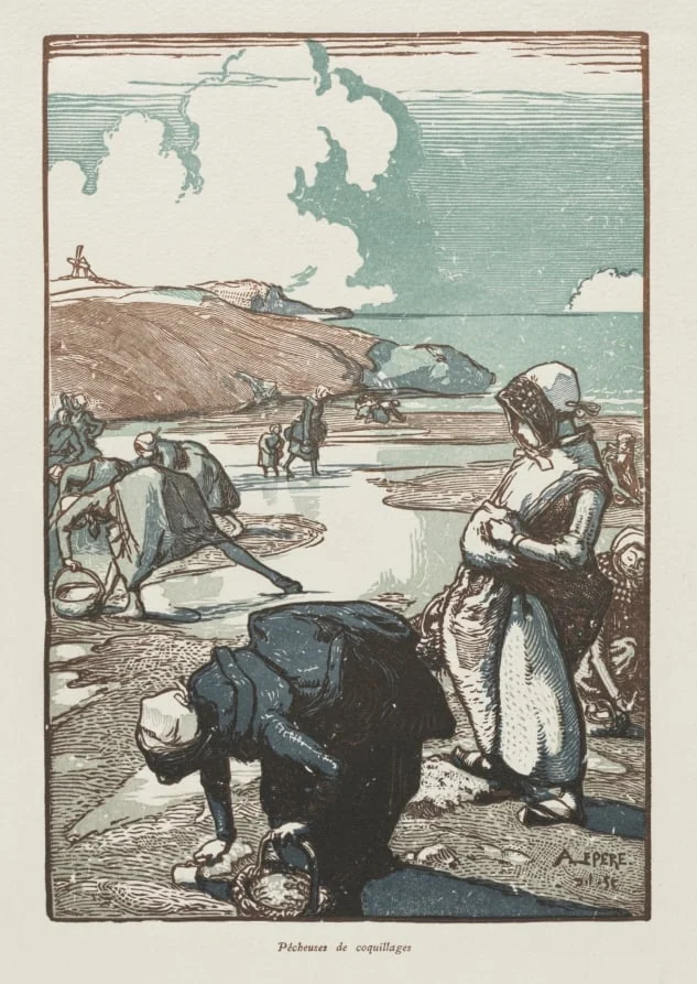 Les Pêcheuses de Pignons, Saint-Jean-de-Mont, detail