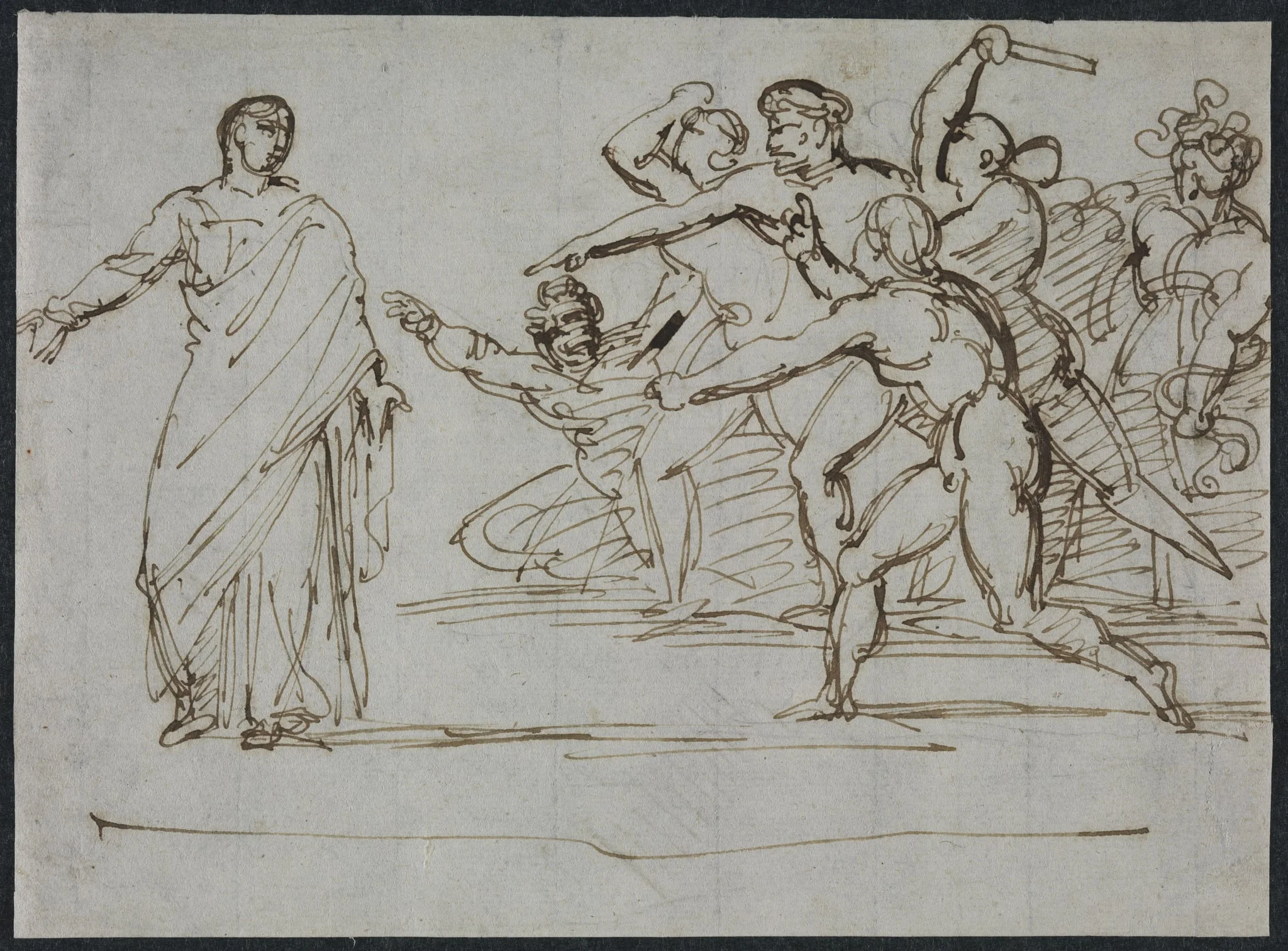 Assassination of Tiberius, detail