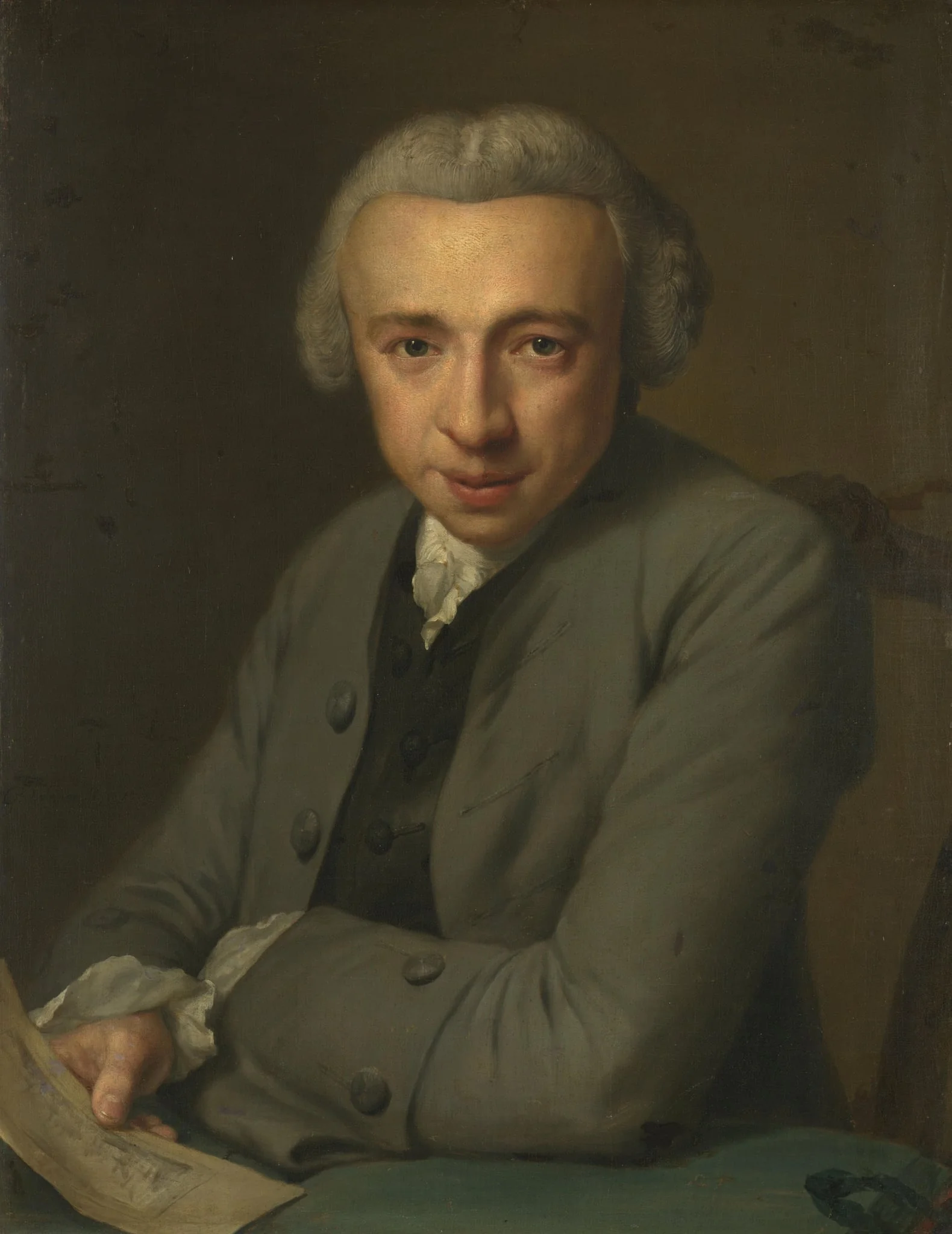 Portrait of Louis M&#233;tayer Phz., Goldsmith and Art Collector, detail
