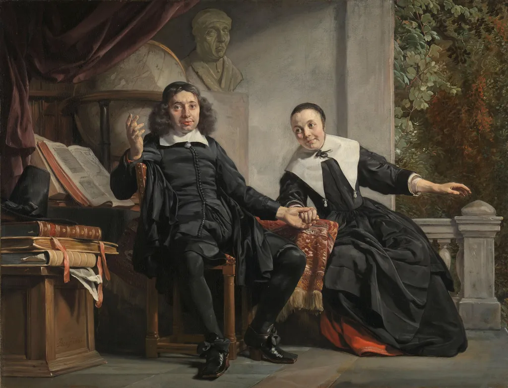 Abraham Casteleyn and his Wife, Margarieta van Bancken, by Jan de Bray, oil, 1663