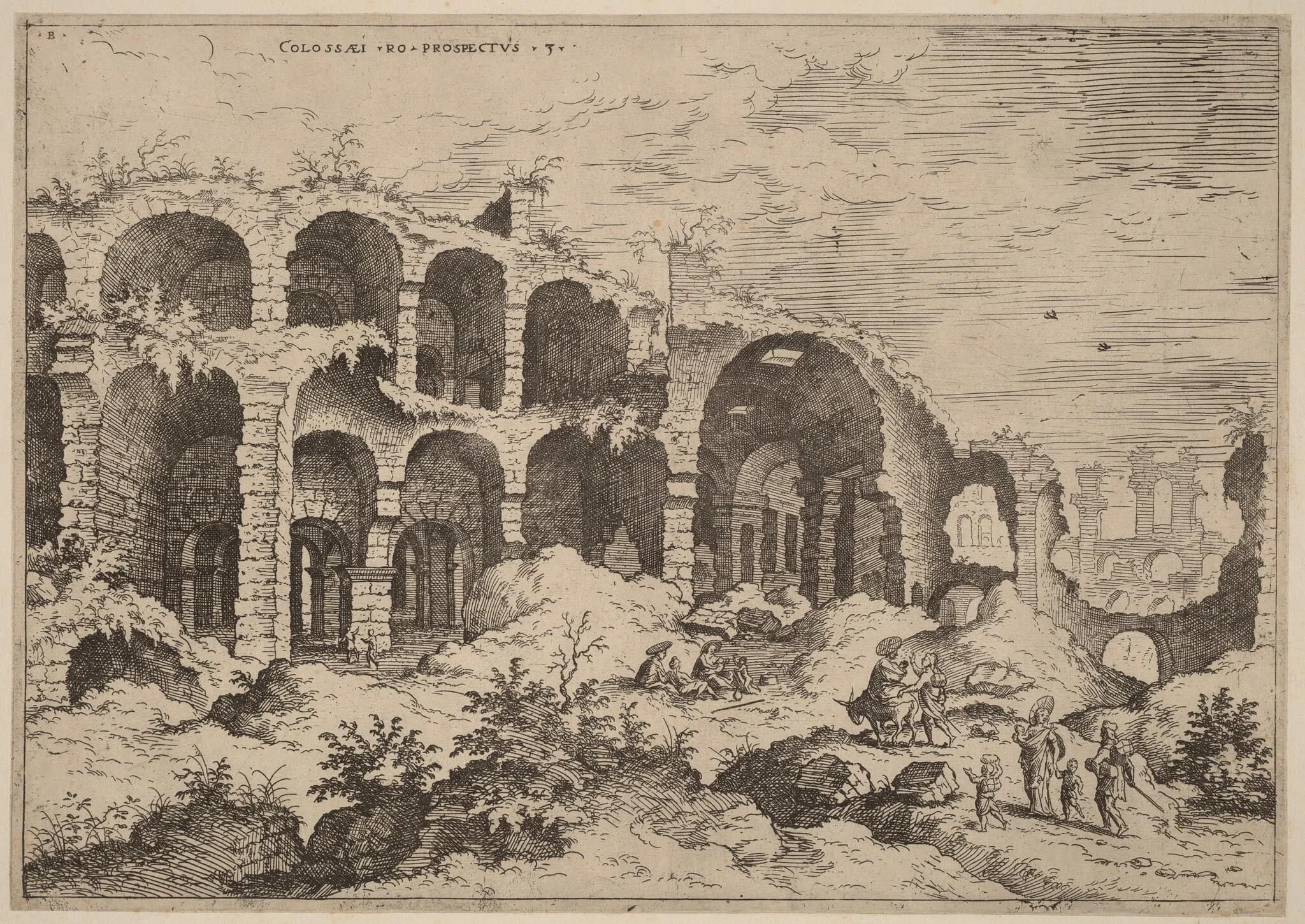 Third View of the Colosseum, detail