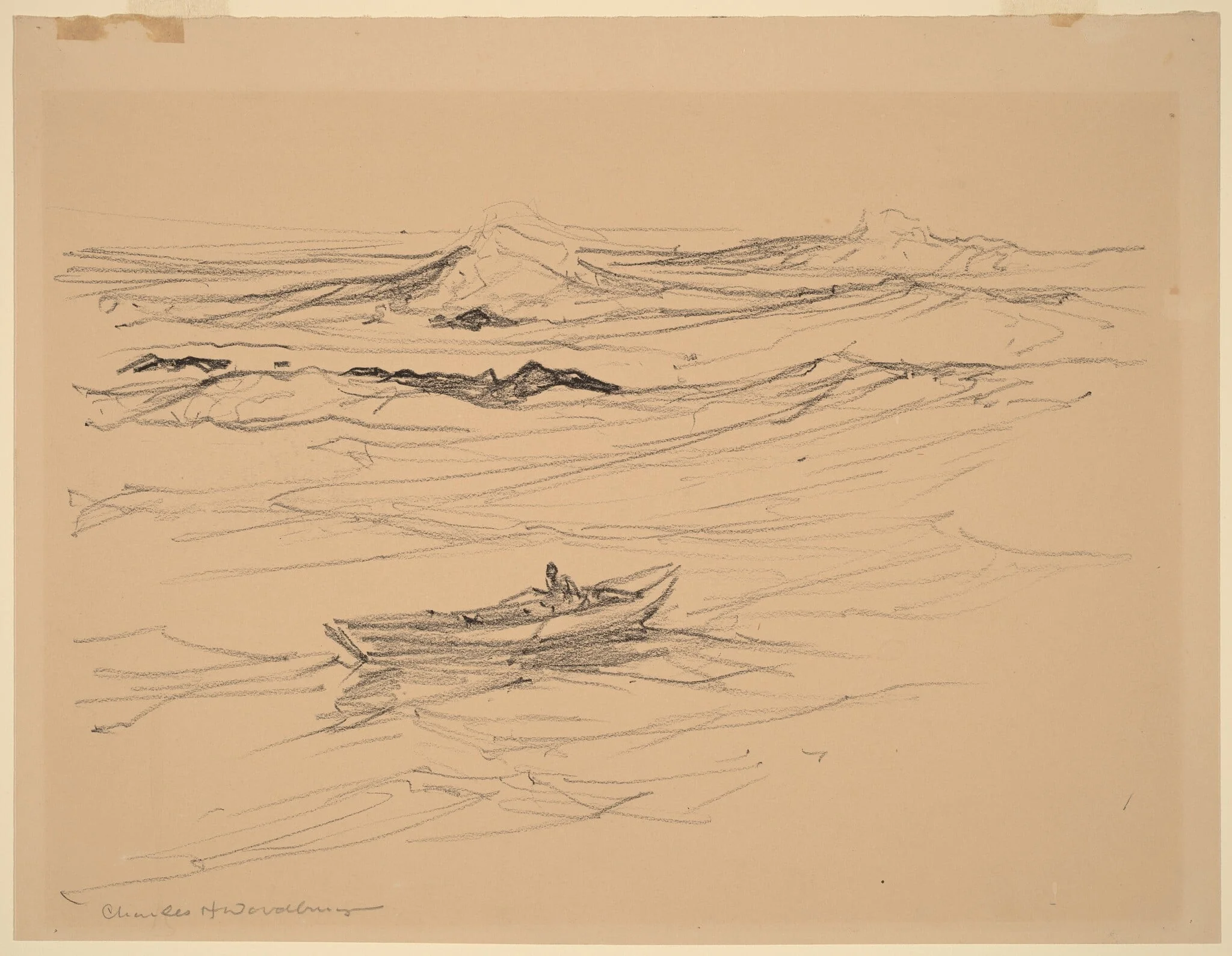 Ogunquit Fisherman, detail