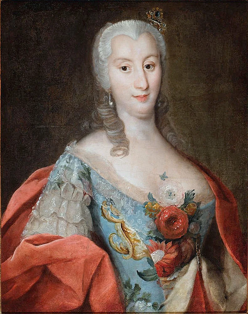 Portrait of Ludwika Honorata Lubomirska née Pociej (d. 1786), wife of the Kiev voivode, detail