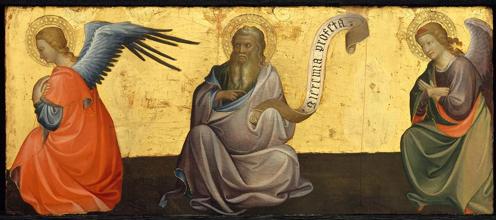Jeremiah with Two Angels, detail