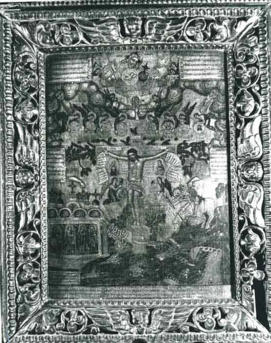 Iisus pe cruce, detail