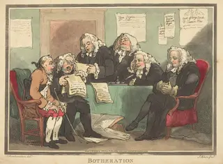 Botheration, by Thomas Rowlandson, ink, 1793