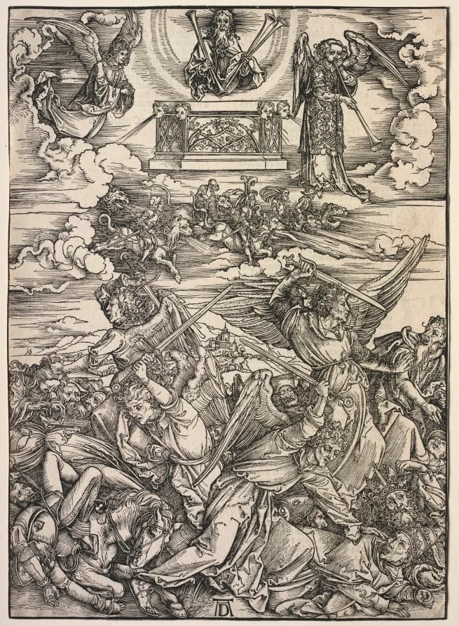 Revelation of St. John: The Four Destroying Angels, detail