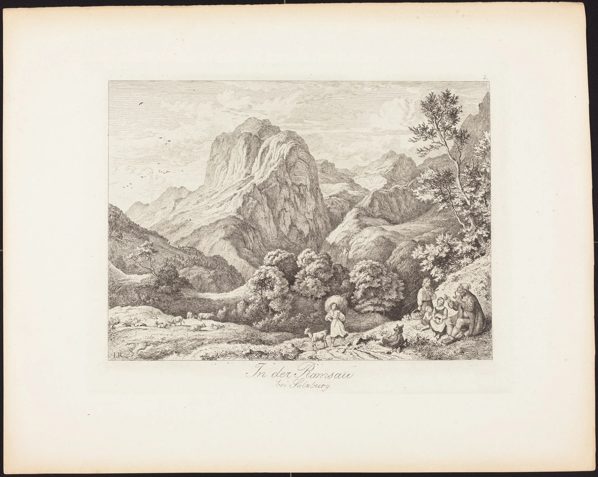 In der Ramsau bei Salzburg (In the Ramsau near Salzburg), detail