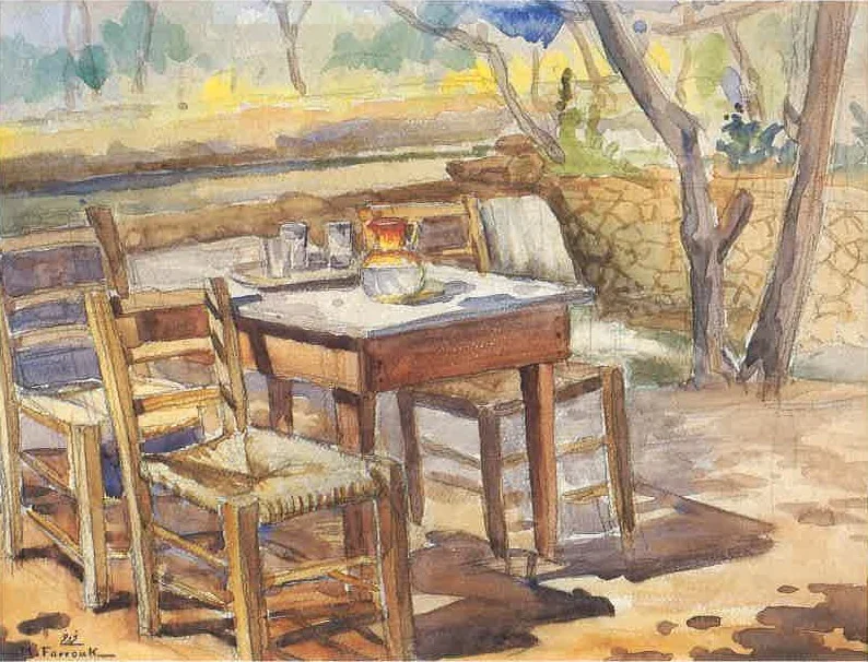 Café, detail