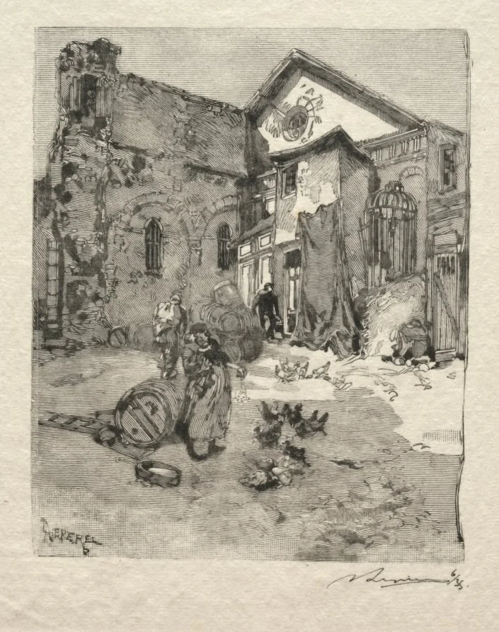 St. Julien le Pauvre: Le Portail, detail