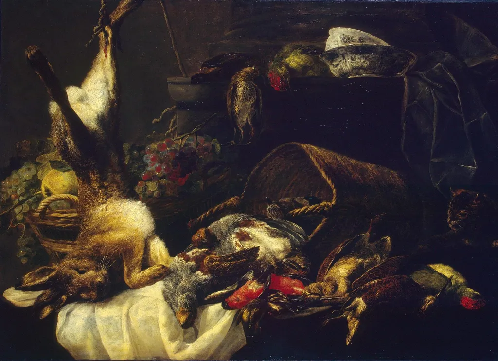 Dead Game, by Jan Fyt, oil, 1640