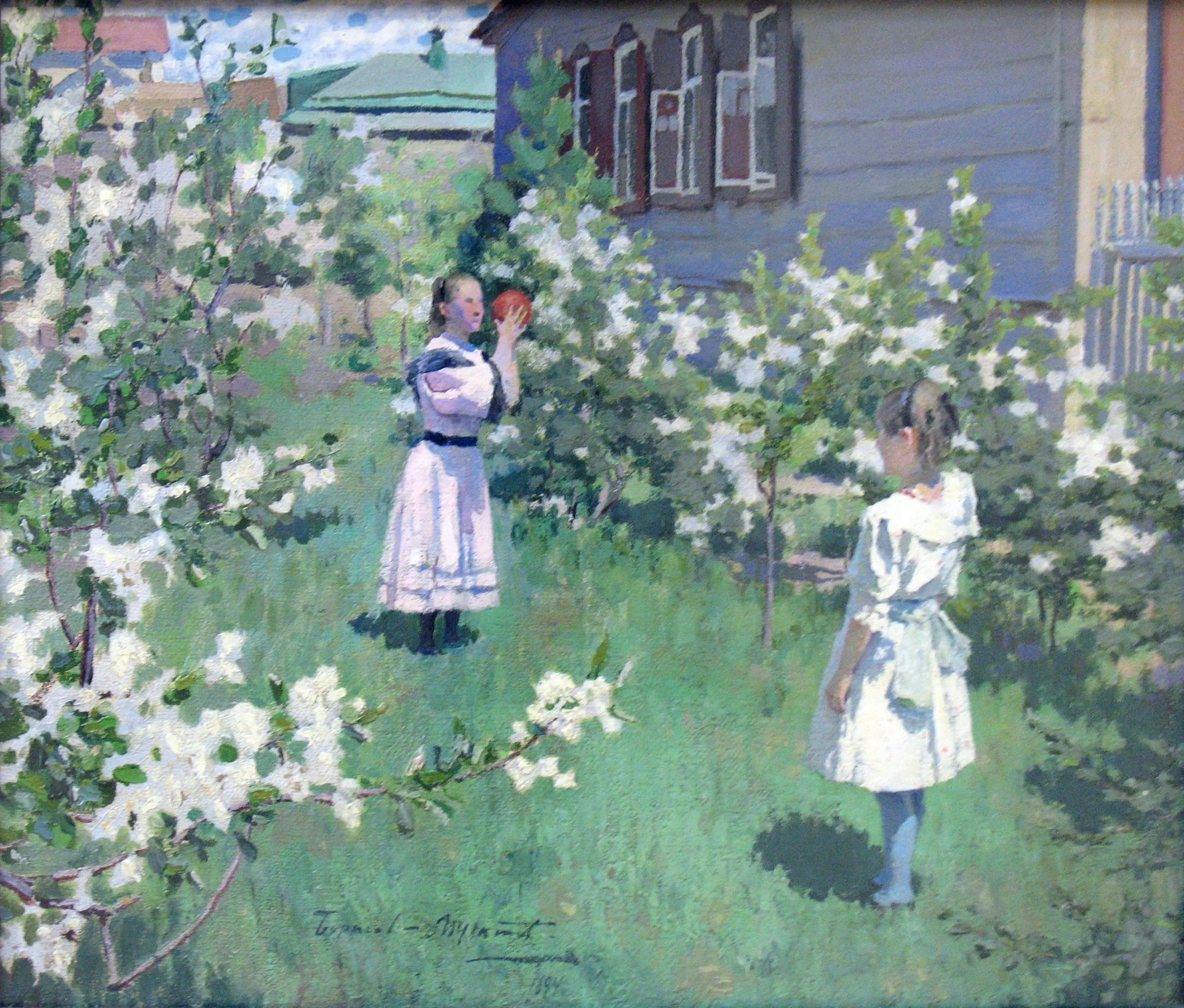 May Flowers, 1894, detail
