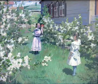 May Flowers, 1894, by Victor Borisov-Musatov, unspecified, 1898