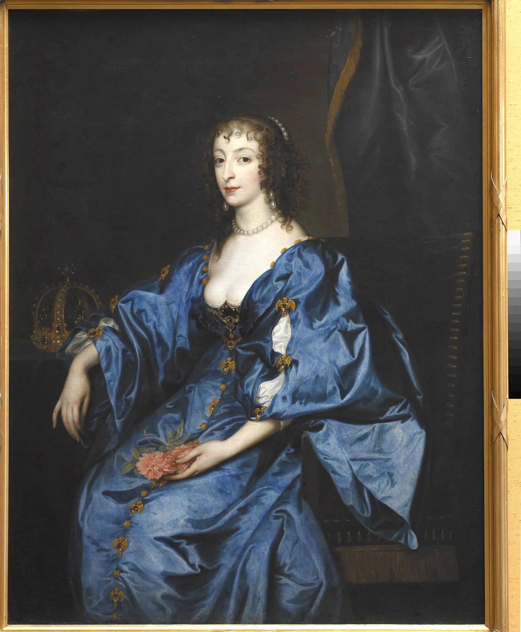 Queen Henrietta Maria of England, detail