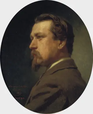 El pintor Carlos de Haes, by Federico de Madrazo y Kuntz, oil, 1867