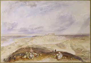 Babylon, by Joseph Mallord William Turner, watercolor, 1800