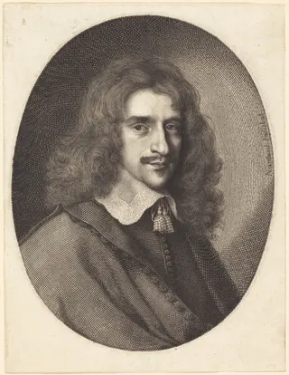 Louis Hesselin, by Robert Nanteuil, ink, 1650