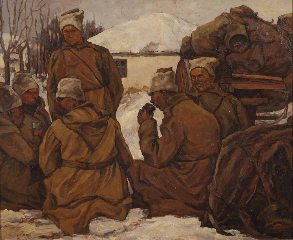 Ostași din armata rusă, detail