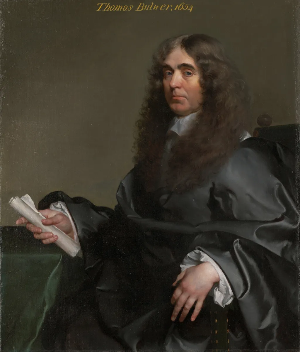 Portrait of Thomas Bulwer, by Gerard Soest, oil, 1654