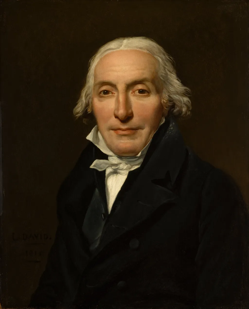 Portrait of Jean-Pierre Delahaye, by Jacques-Louis David, oil, 1815