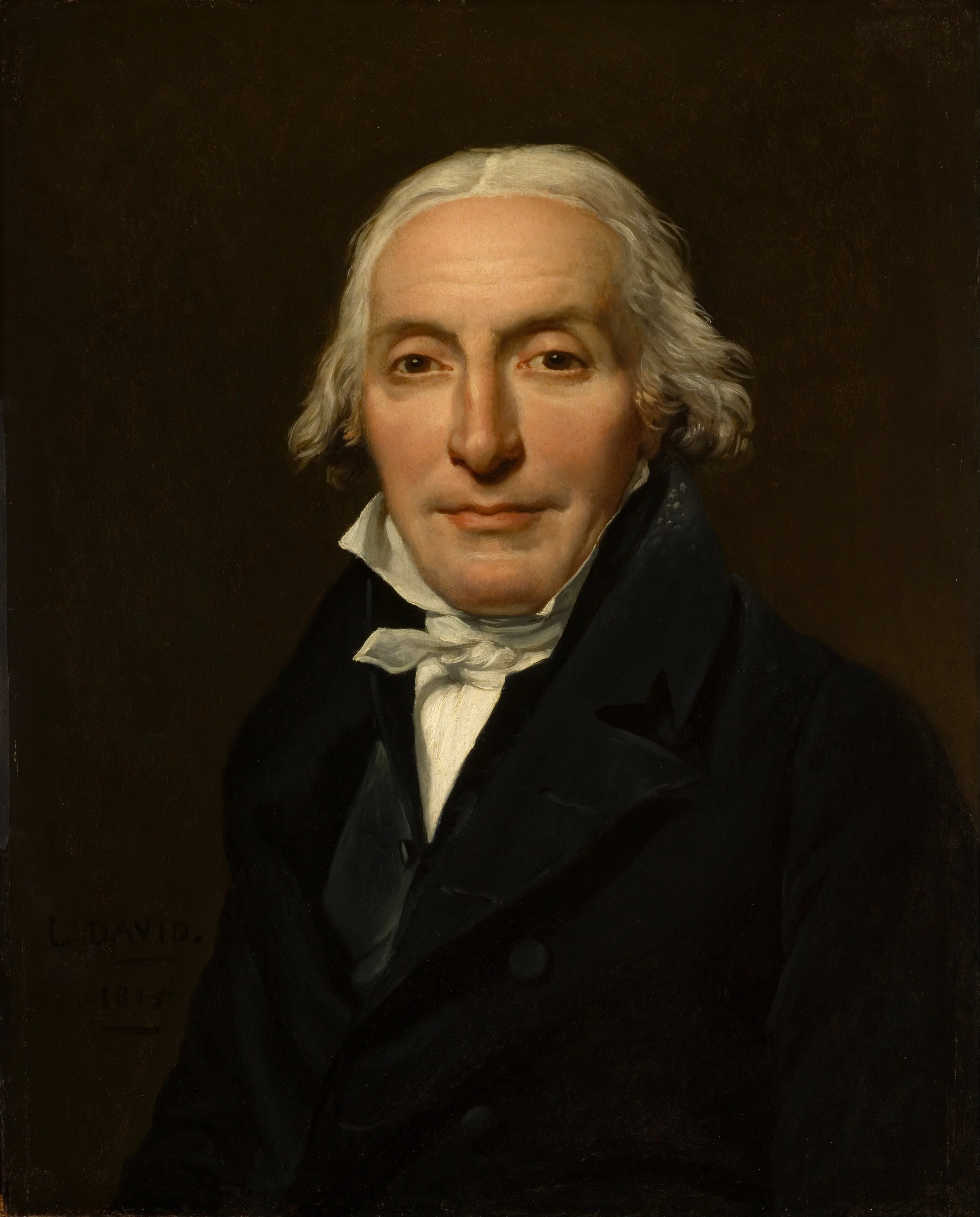 Portrait of Jean-Pierre Delahaye, detail