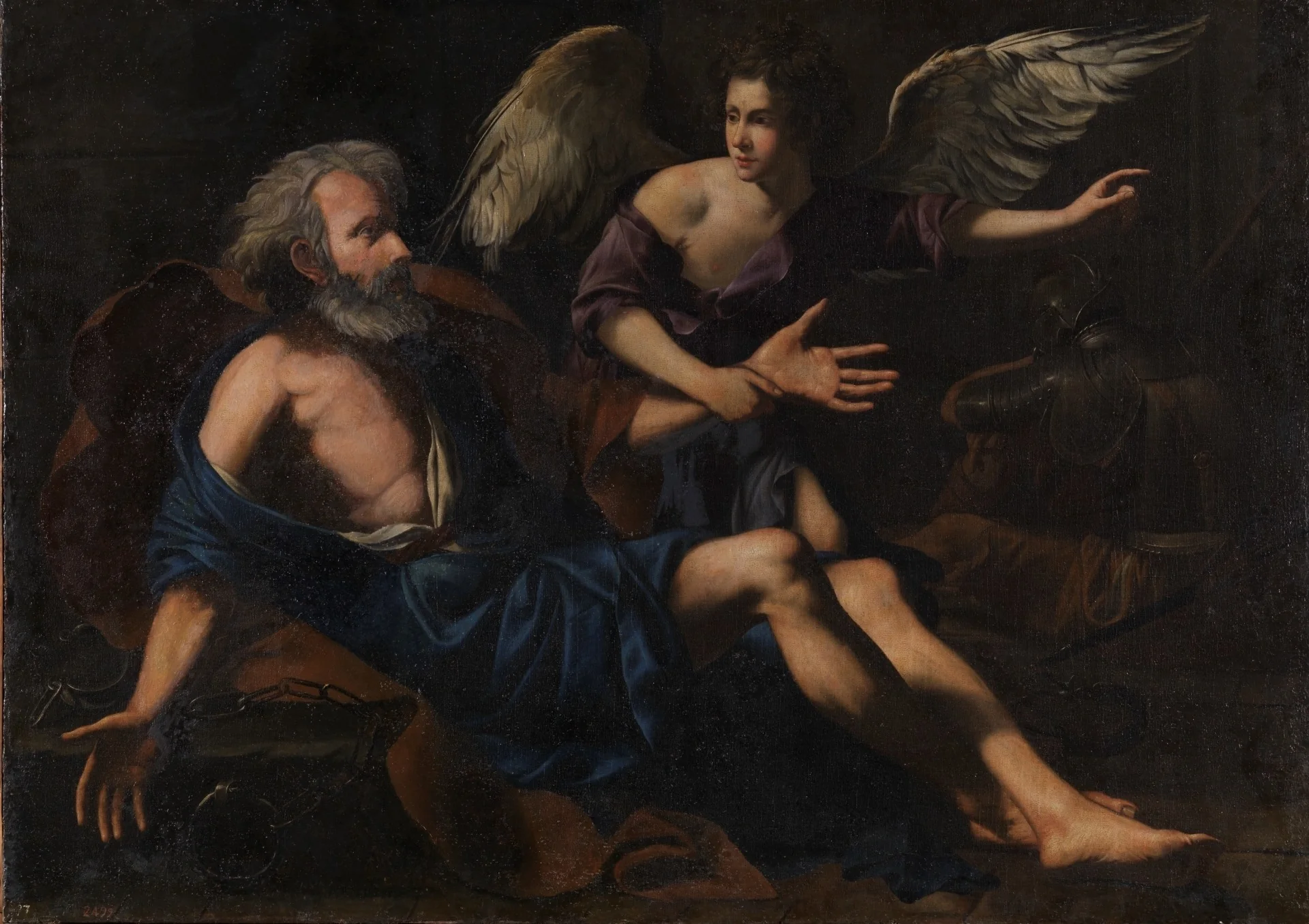 Saint Peter freed by an Angel, detail