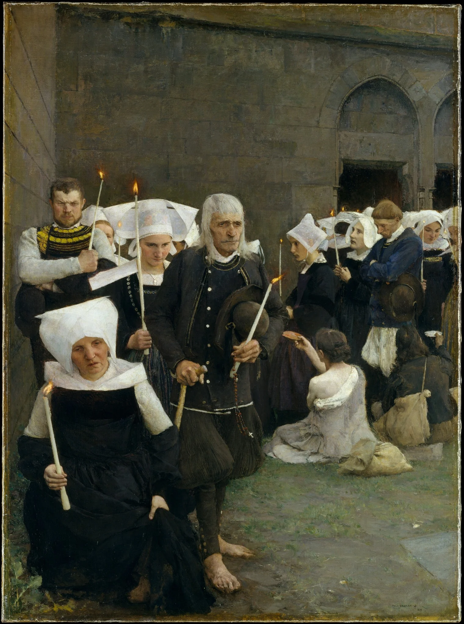 The Pardon in Brittany, detail