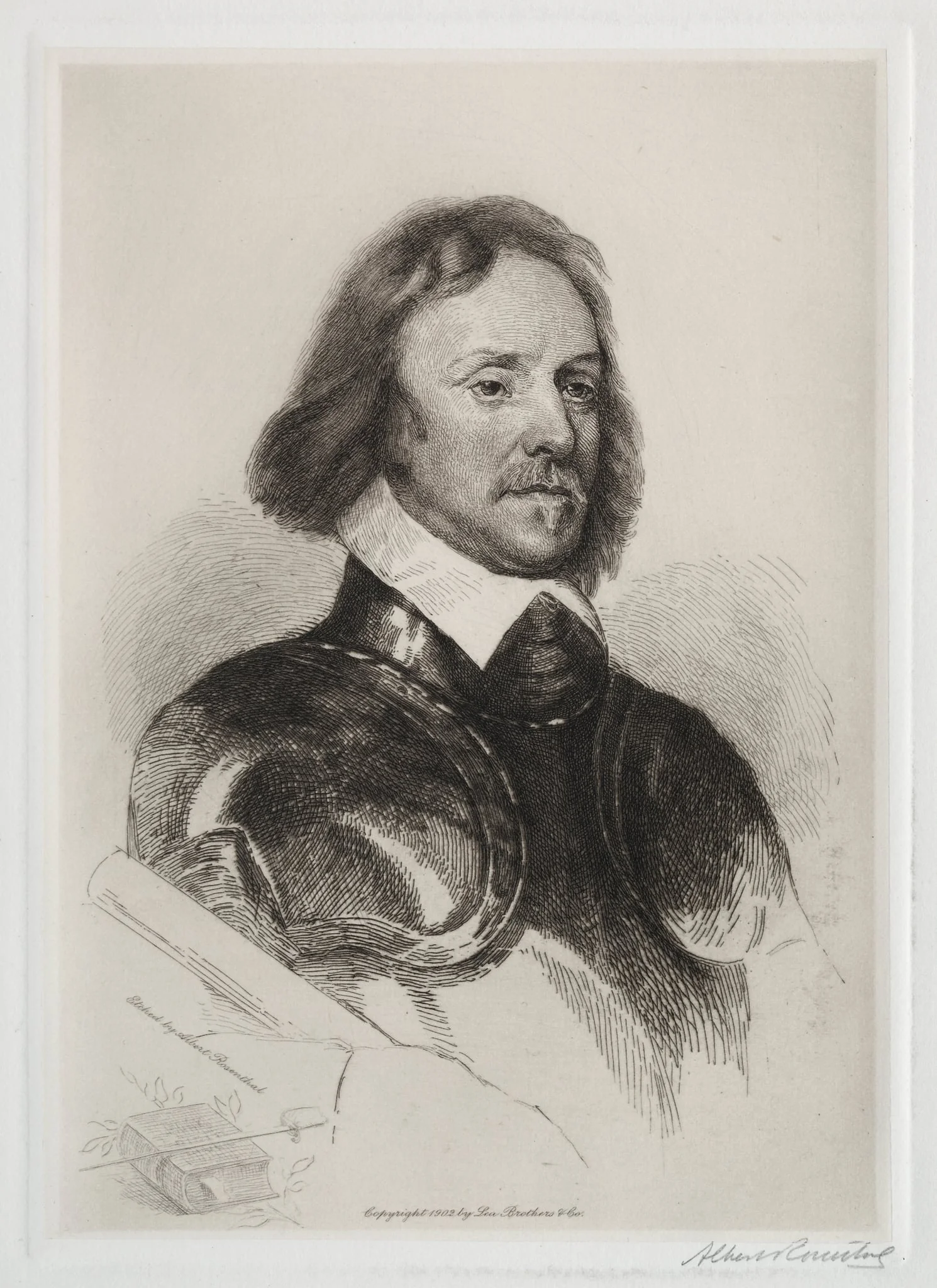 Oliver Cromwell, detail