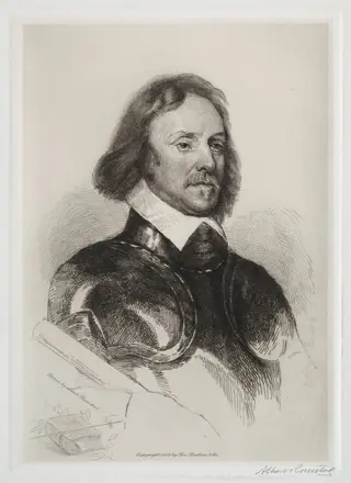 Oliver Cromwell, by Albert Rosenthal, 1902