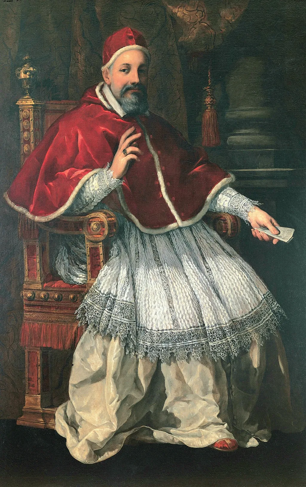 Portrait of Pope Urban VIII, by Pietro da Cortona, oil, 1625