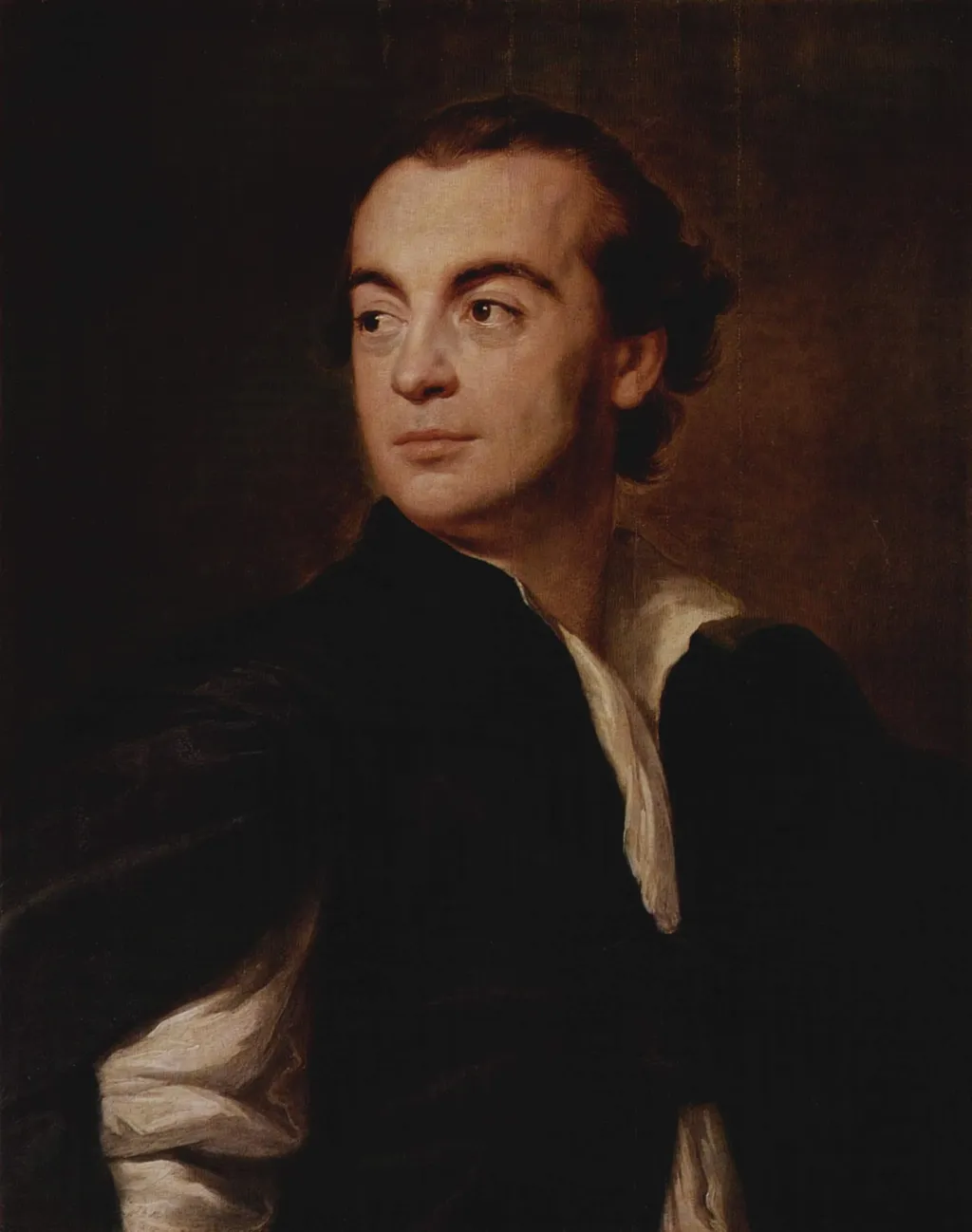 Porträt eines Mannes (Johann Joachim Winckelmann?), by Anton Raphael Mengs, oil, 1774