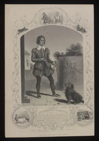 Mr. Compton as Launce, by T. Sherratt, 1850