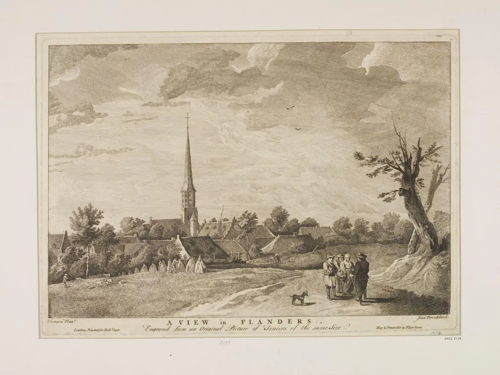 A View in Flanders, by Jan Van Broedelet, 1750