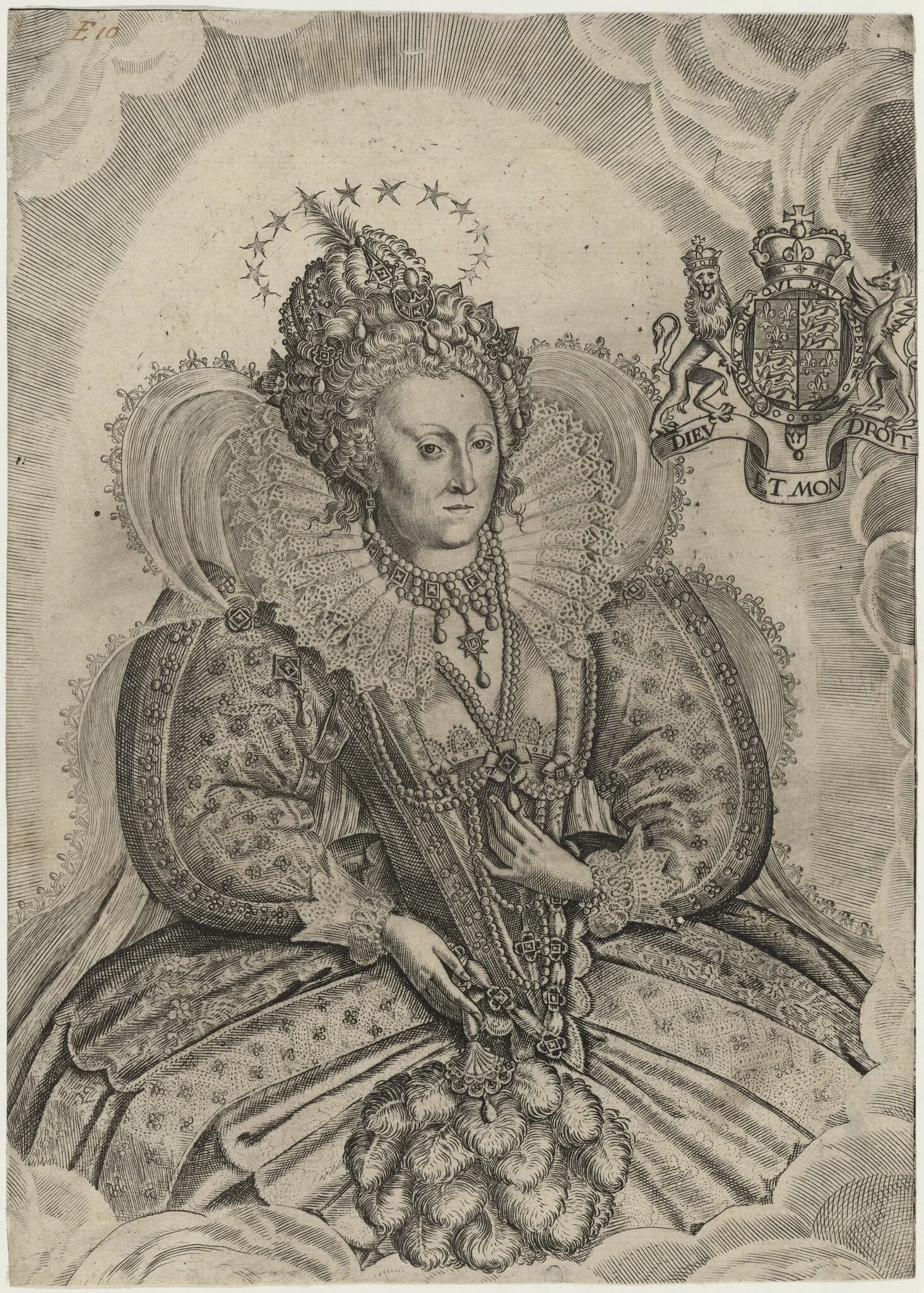 Queen Elizabeth, detail