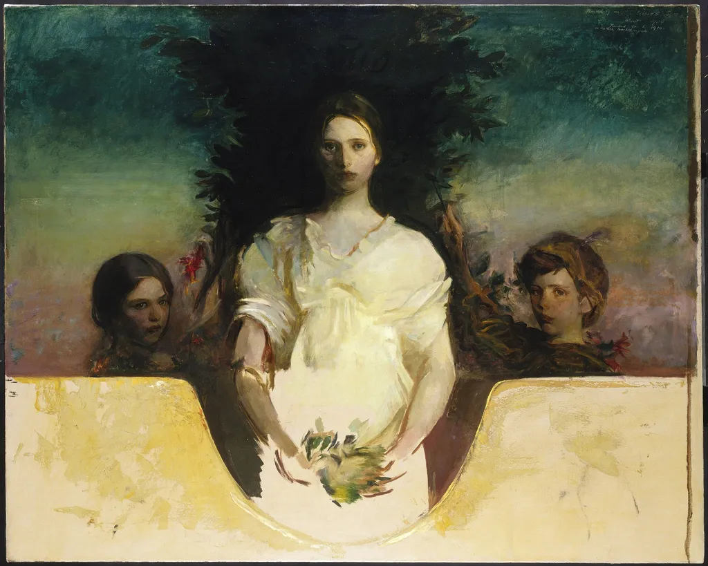 My Children, by Abbott Handerson Thayer, oil, 1903