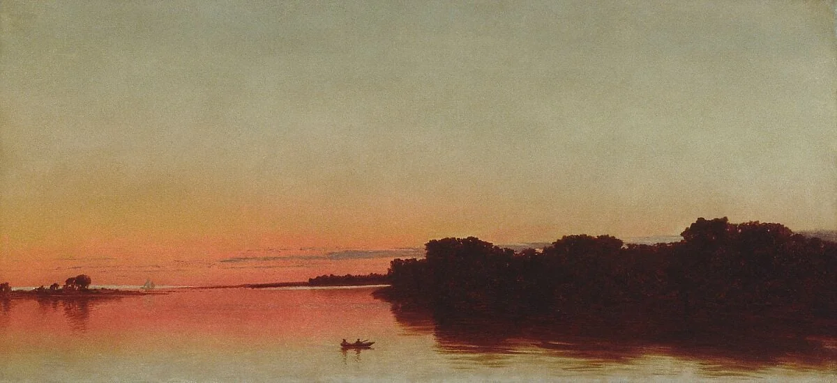 Twilight on the Sound, Darien, Connecticut, detail