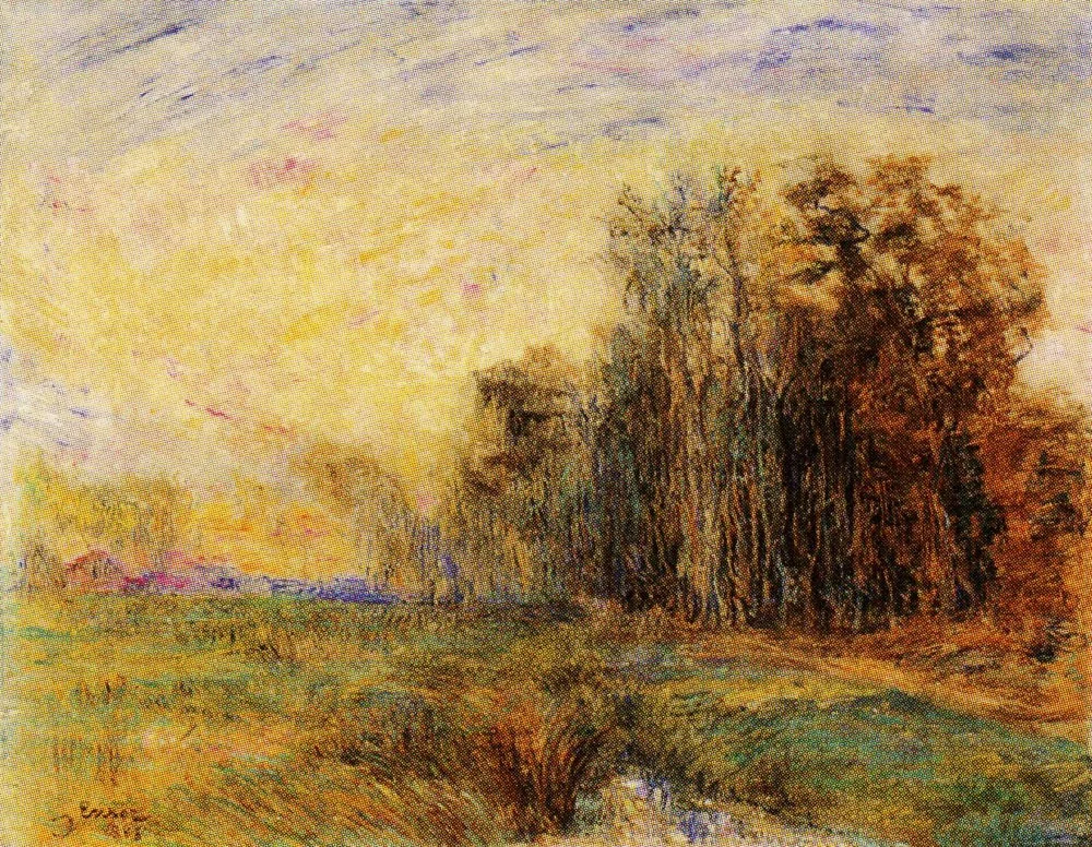 The edge of the wood in Ostend, detail
